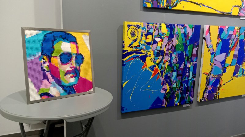 foto KOSTKY MEZI OBRAZY I. ...Hudba 4612