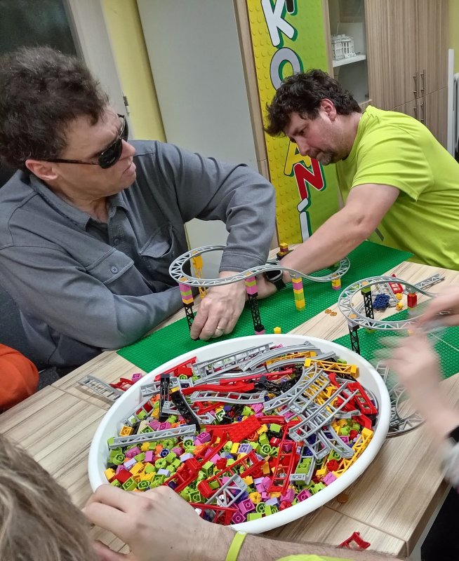foto Kostkování v TyfloCentru MEZI NEVIDOMÝMI 10805
