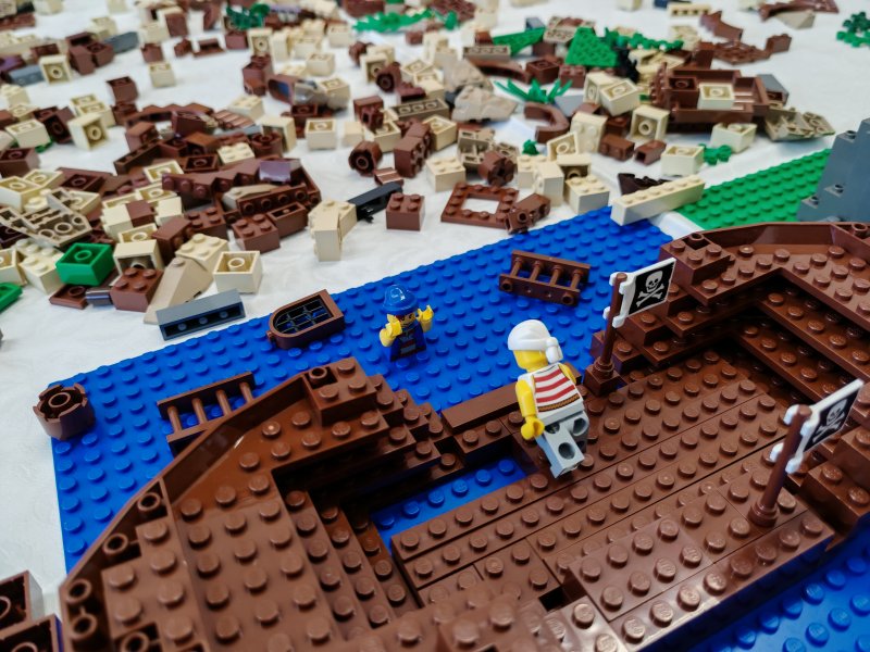 foto Tvoříme PIRÁTY...koráby, ostrovy s poklady 14188