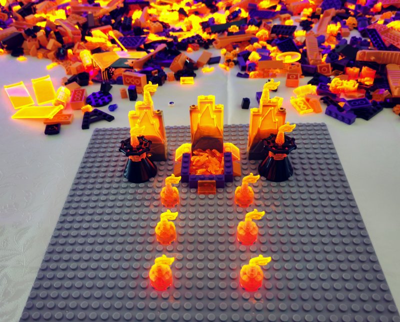 foto KOSTKY MEZI OBRAZY VII. Minecraft + Svítící ohniváci 15697