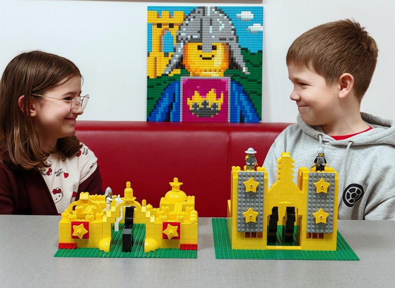 foto Žluté RETRO hrady