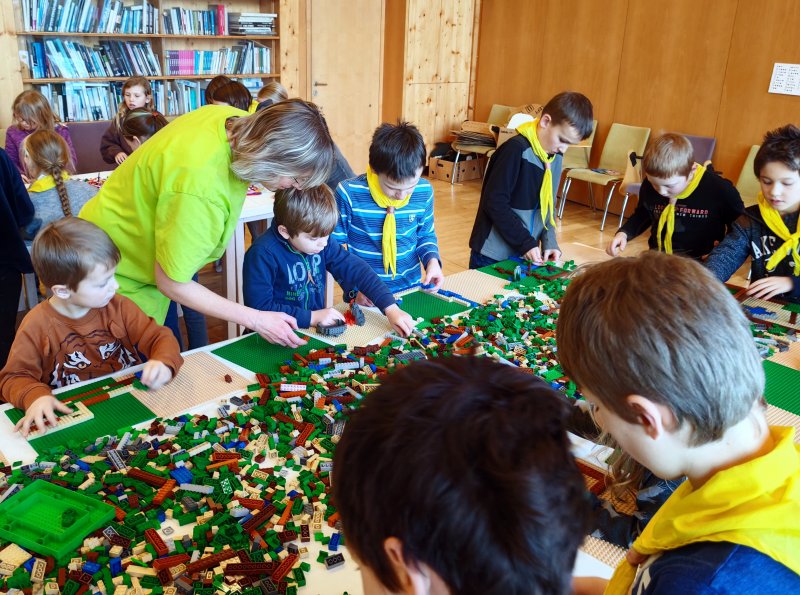 foto Kostkování mezi SKAUTY 16453