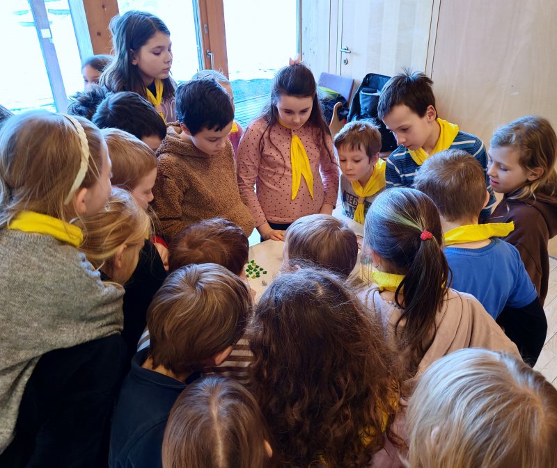 foto Kostkování mezi SKAUTY 16454