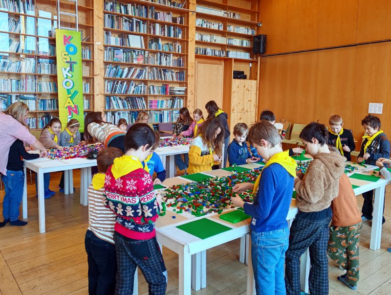 foto Kostkování mezi SKAUTY 16455