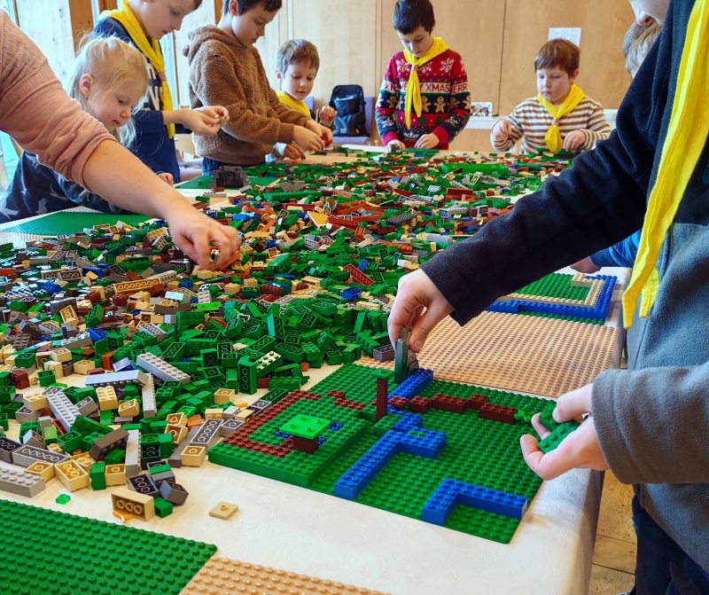 foto Kostkování mezi SKAUTY 16463