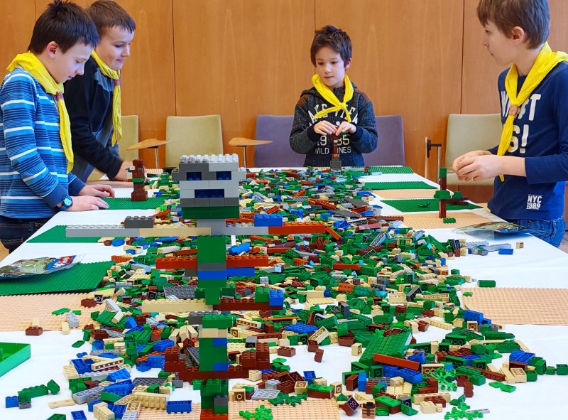 foto Kostkování mezi SKAUTY 16466