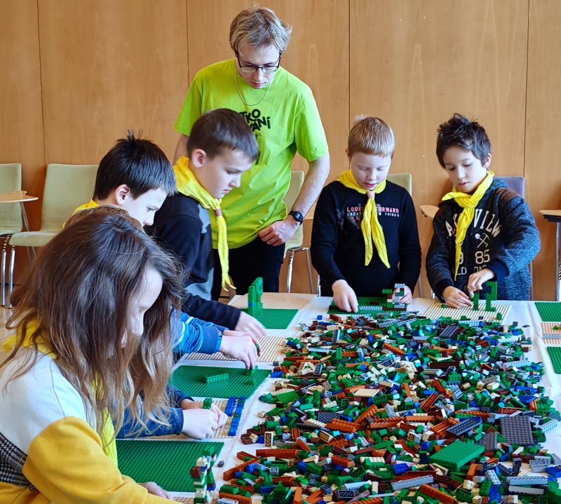 foto Kostkování mezi SKAUTY 16470