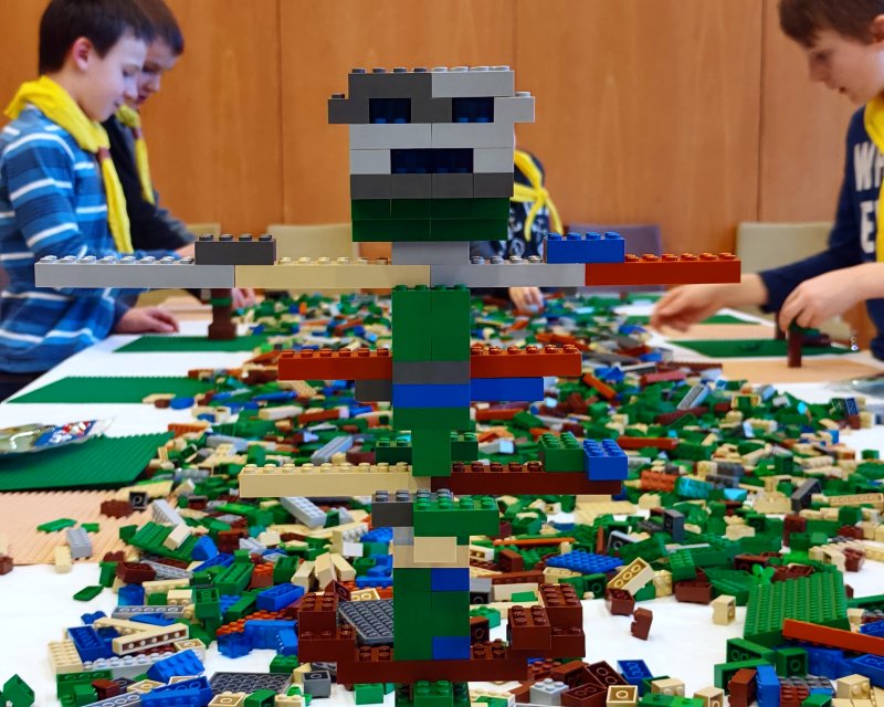 foto Kostkování mezi SKAUTY 16473