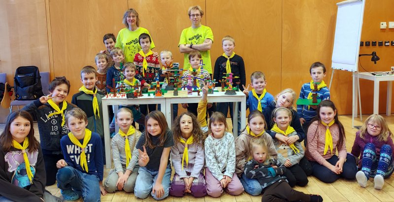 foto Kostkování mezi SKAUTY 16475