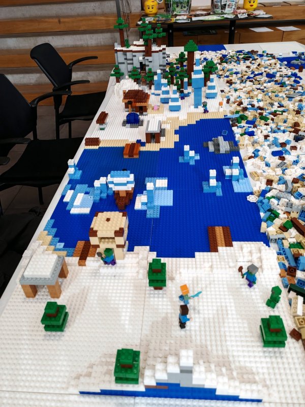 foto KOSTKY MEZI OBRAZY IX. Minecraft Winter + Frozen 19214