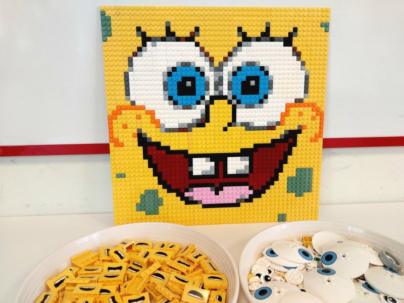 foto Tvoříme sochu SPONGEBOBA