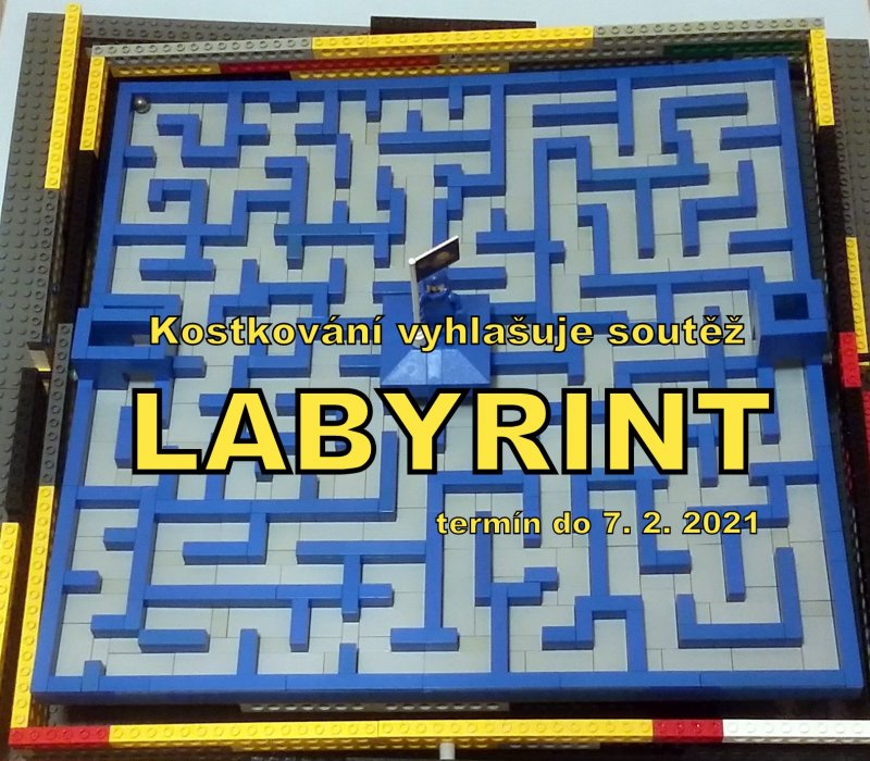 leták akce SOUTĚŽ Labyrint