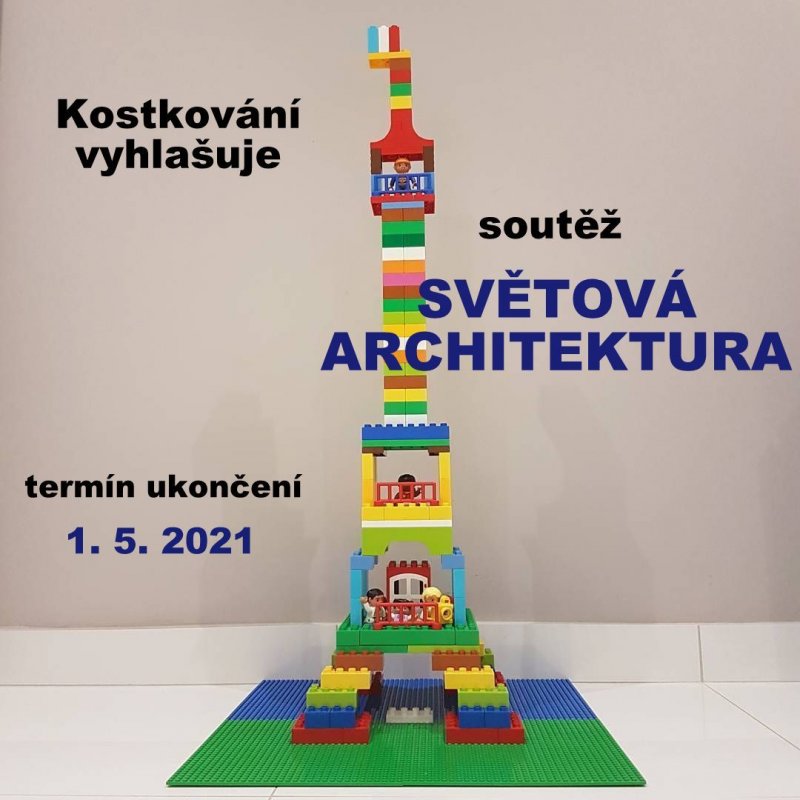 leták akce SOUTĚŽ Světová architektura