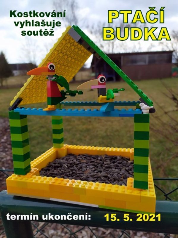 leták akce SOUTĚŽ Ptačí budka