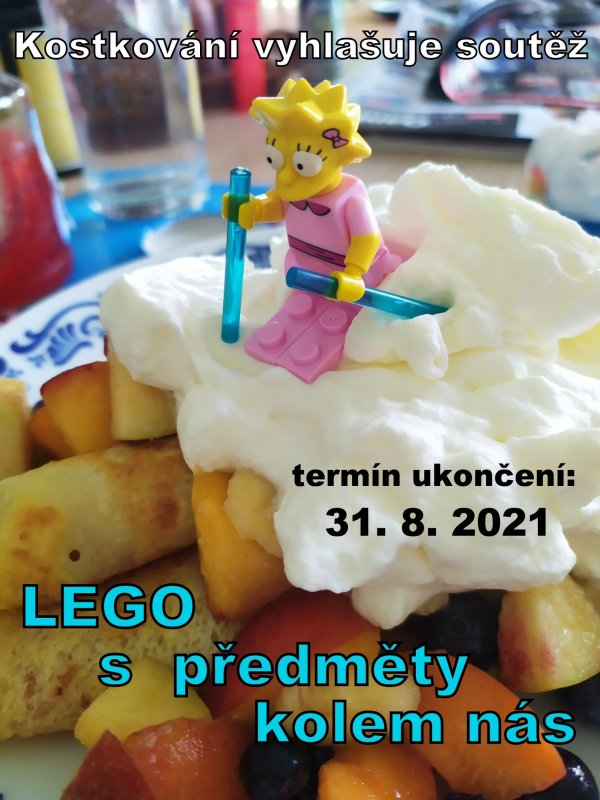 leták akce SOUTĚŽ LEGO s předměty kolem nás