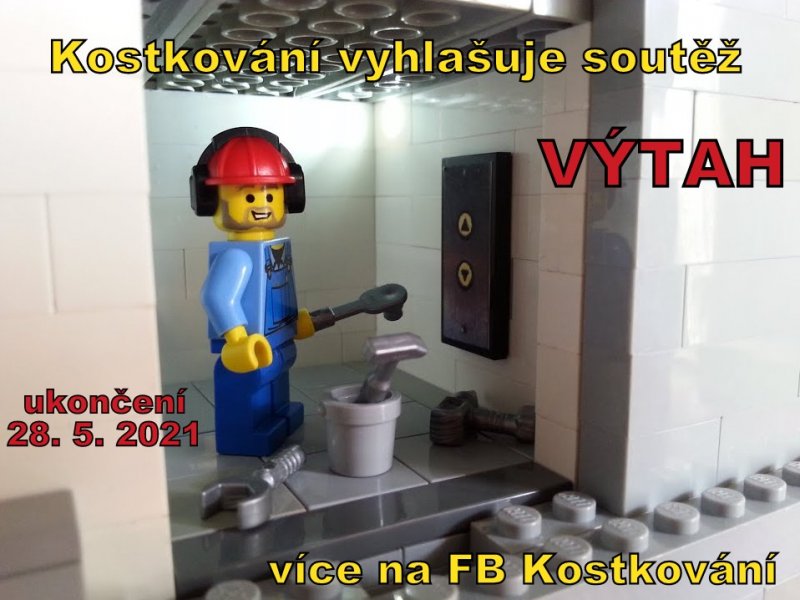 leták akce SOUTĚŽ Výtah