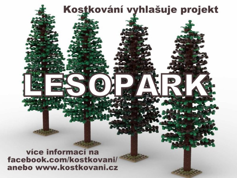 leták akce SPOLEČNÝ PROJEKT Lesopark