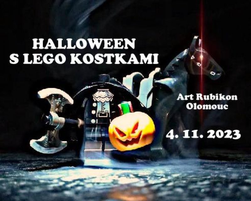leták akce KOSTKY MEZI OBRAZY II. Halloween
