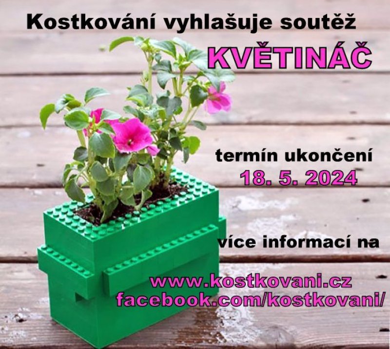 leták akce SOUTĚŽ Květináč