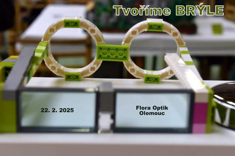 leták akce Tvoříme BRÝLE ve Flora Optik