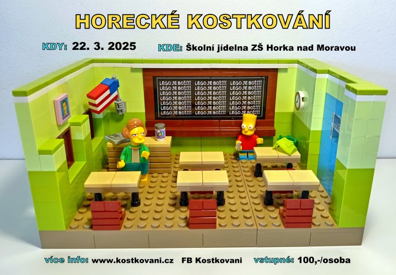 leták akce Horecké KOSTKOVÁNÍ