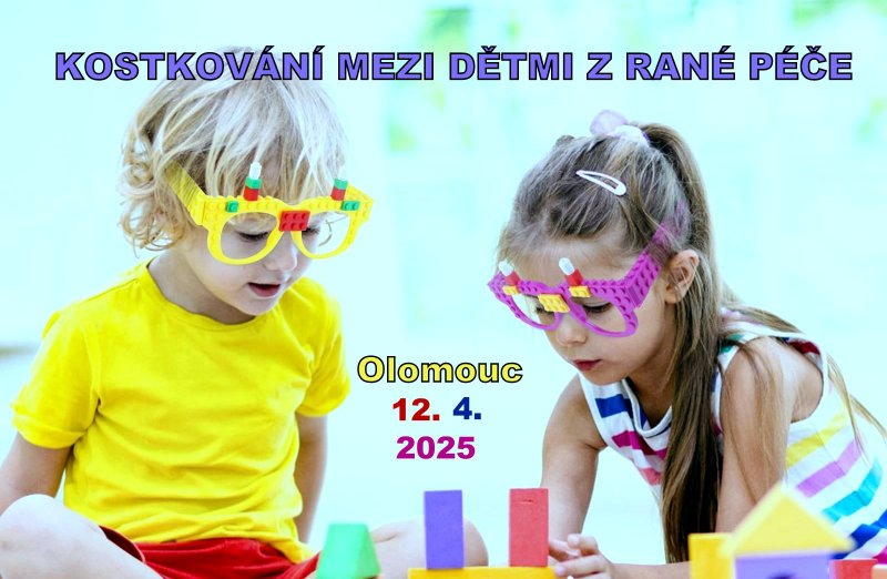 leták akce Kostkování mezi dětmi Z RANÉ PÉČE