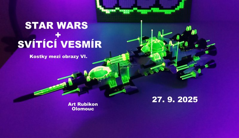 foto KOSTKY MEZI OBRAZY VI. Star Wars + Svítící vesmír
