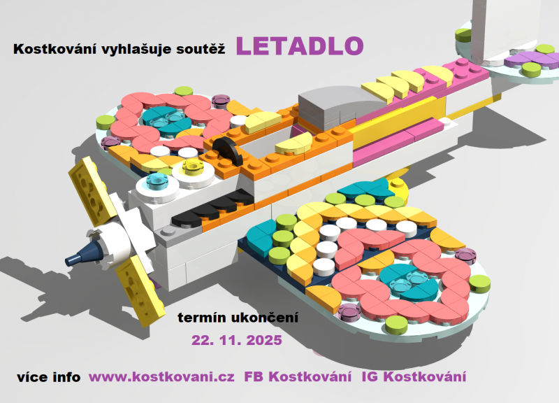leták akce SOUTĚŽ Letadlo