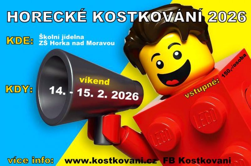 leták akce Horecké KOSTKOVÁNÍ 2026
